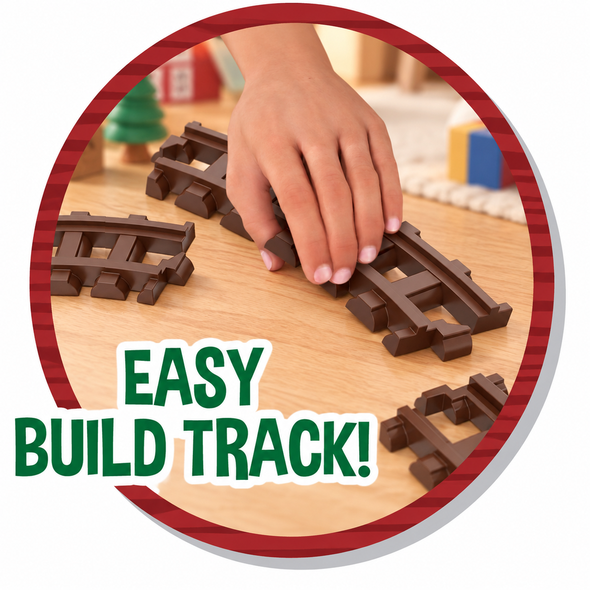 LINCOLN LOGS 101-Piece Sawmill Express Train Set