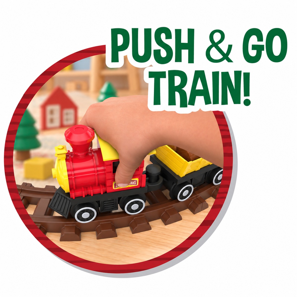 LINCOLN LOGS 101-Piece Sawmill Express Train Set