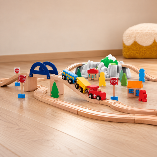 Battat Mountaintop Express 47-Piece Train Set