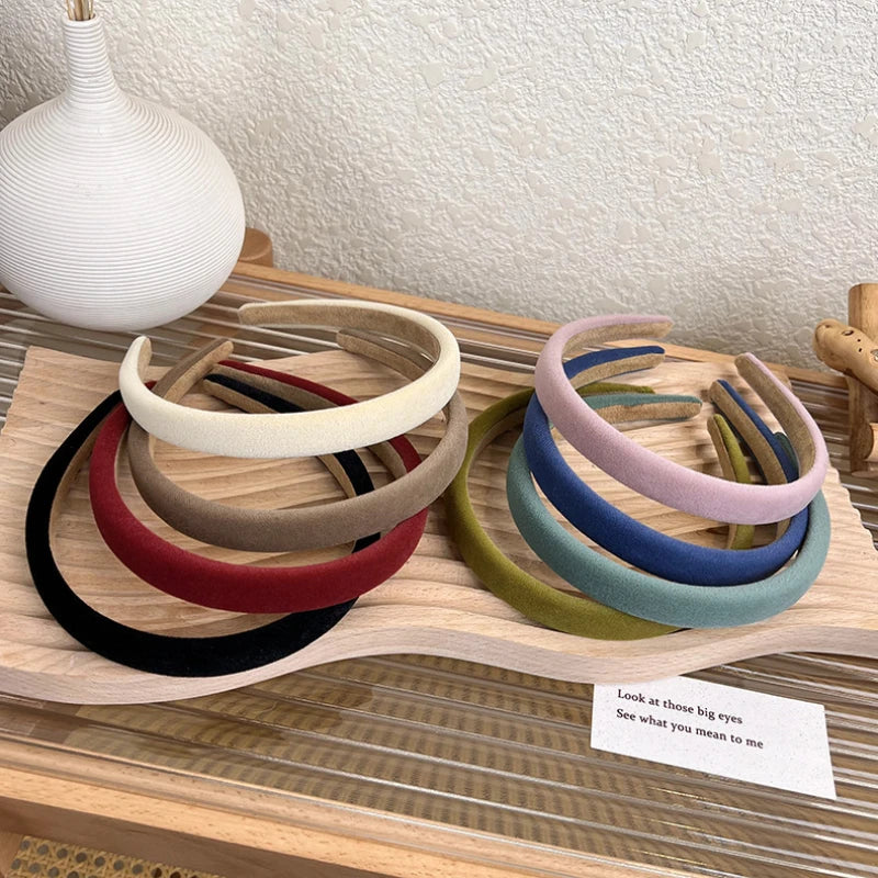 Retro Velvet Thin Headband