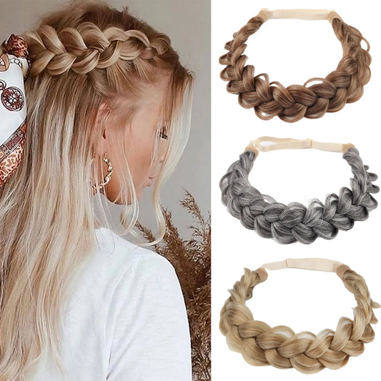 Adjustable Braided Hair Headband