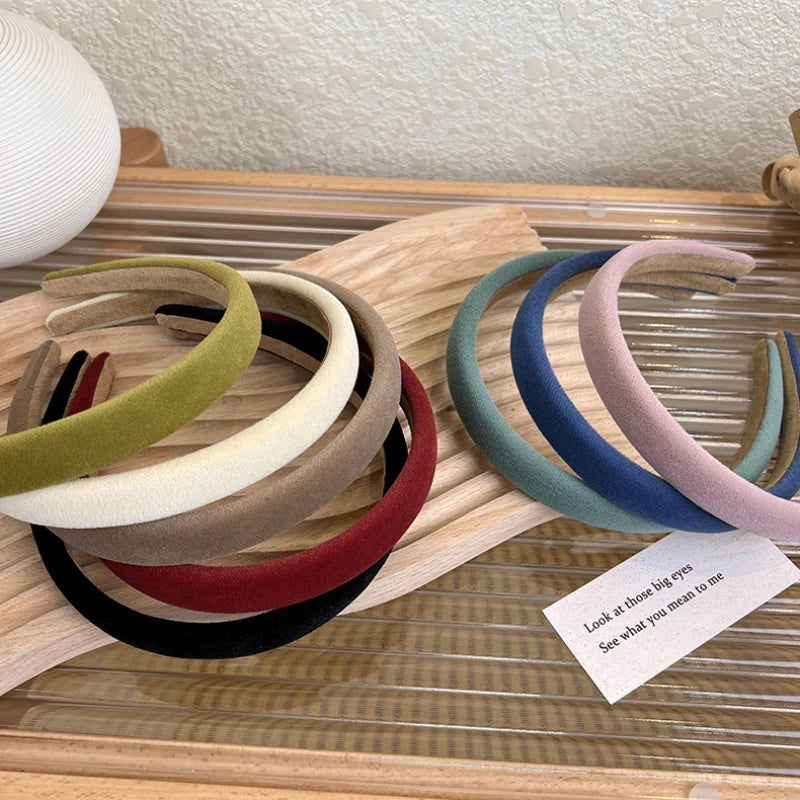 Retro Velvet Thin Headband